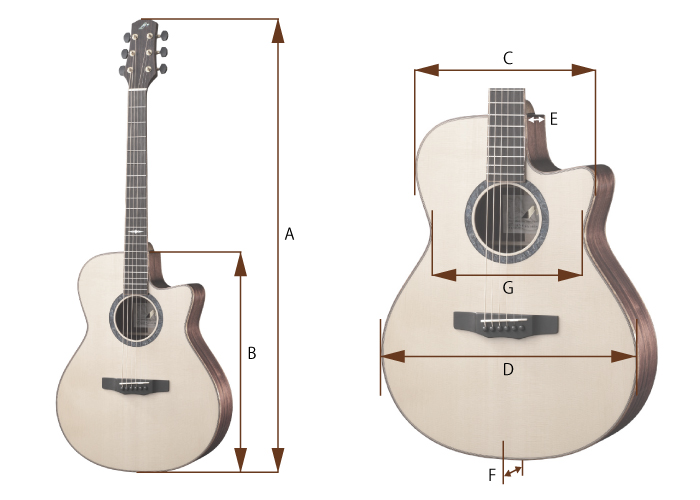 Morris Guitar Dimensions